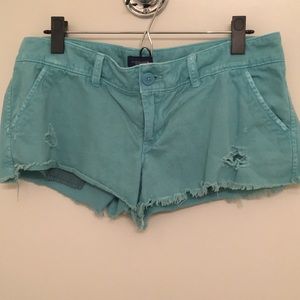 Destructed American Eagle chino shorts